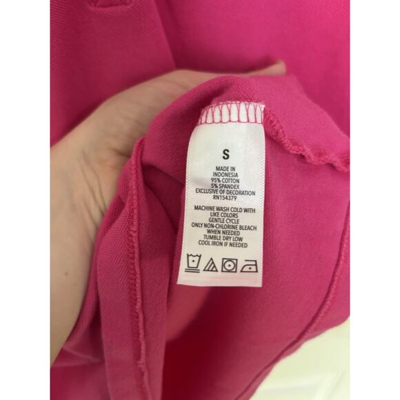 Aeropostale Pink Polo Shirt Size Small Preppy Y2K - Picture 5 of 5
